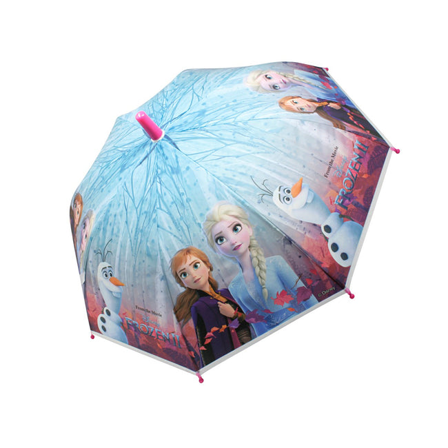 Pink - Front - Frozen 2 Childrens-Kids Stick Umbrella