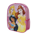 Pink - Side - Disney Princess Childrens Girls Backpack