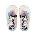 Pink - Front - Minnie Mouse Childrens-Kids Flip Flops