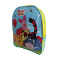 Yellow-Blue - Front - Winne The Pooh Childrens-Kids Backpack