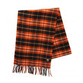 Red - Front - Timberland Mens Plaid Fringe Scarf