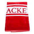 Red - Back - Hackett Logo Beach Towel
