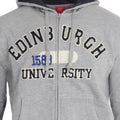 Grey - Back - University Of Edinburgh Unisex Full Zip Hoodie