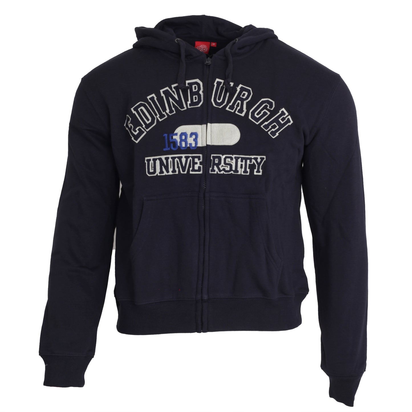 Navy - Front - University Of Edinburgh Unisex Full Zip Hoodie