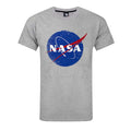 Grey-Black - Side - NASA Mens Logo Short-Sleeved Pyjamas