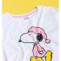 White-Pink - Side - Peanuts Womens Snoopy Life Short-Sleeved Pyjamas