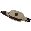 Beige-Brown - Back - Timberland Leather Lumbar Bum Bag