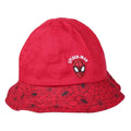 Red - Front - Spider-Man Childrens-Kids Embroidered Bucket Hat