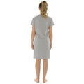 Grey Marl - Back - Foxbury Ladies-Womens Maternity Baby On Board Nightie
