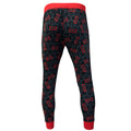 Red-Grey - Back - Marvel Mens Comic Character Lounge Trousers