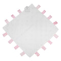 White-Pink - Front - Snuggle Baby Girls Star Embossed Comforter