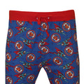Navy-Red - Back - Superman Mens Repeat Print Lounge Pants