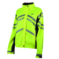 Hi Vis Yellow - Front - Weatherbeeta Childrens-Kids Waterproof Lightweight Reflective Jacket