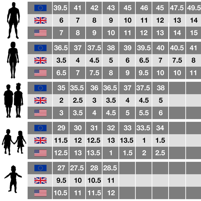 Skechers bobs size chart new arrivals